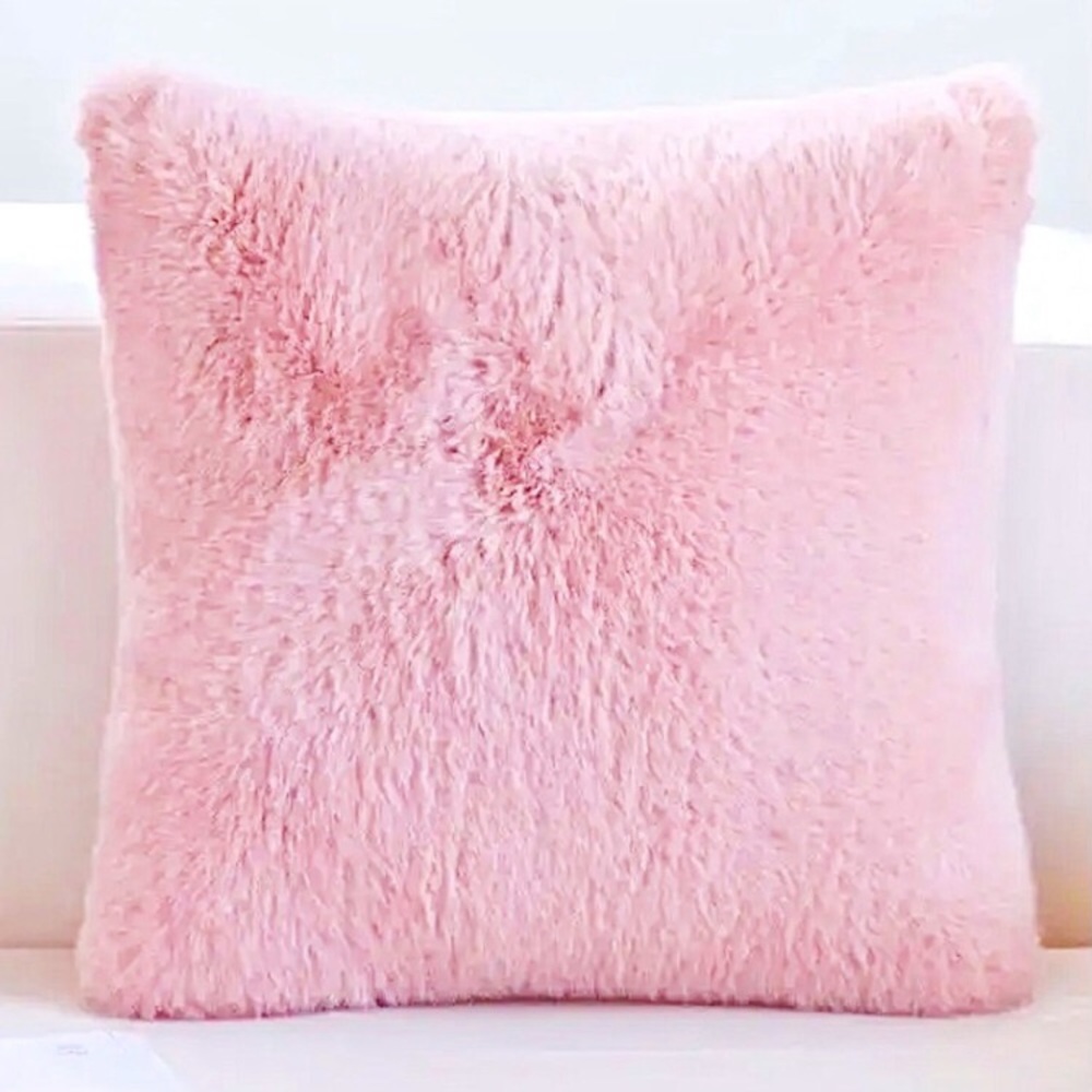 🖤𝟨𝟢%𝖮𝖥𝖥-𝖻𝗎𝗇𝖽𝗅𝖾𝗌𝟣𝟢+🖤NEW Pink Fluffy Pillow Case For a Throw Pillow